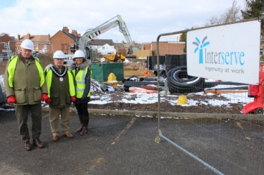 Work commencing on new parking spaces